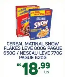 Brasil Atacadista Cereal matinal snow flakes oferta