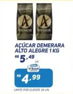 Brasil Atacadista Açúcar demerara alto alegre oferta