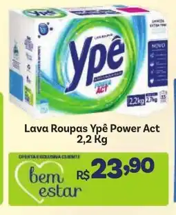 Covabra Supermercados Lava Roupas Ypê Power Act oferta