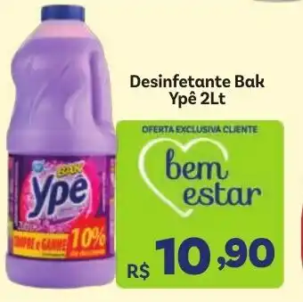 Covabra Supermercados Desinfetante Bak Ypê oferta