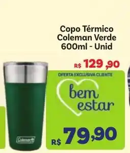 Covabra Supermercados Copo Térmico Coleman Verde Unid oferta