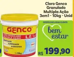 Covabra Supermercados Cloro Genco Granulado Multipla Ação 3em1 Unid oferta