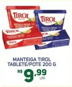 Brasil Atacadista Manteiga tirol tablete/pote oferta