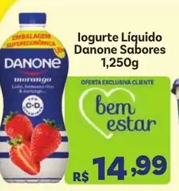 Covabra Supermercados logurte Líquido Danone Sabores oferta
