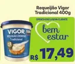 Covabra Supermercados Requeijão Vigor Tradicional oferta