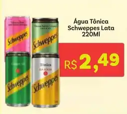 Covabra Supermercados Água Tônica Schweppes Lata oferta