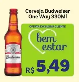 Covabra Supermercados Cerveja Budweiser One Way oferta