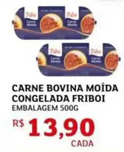 Assaí Atacadista Carne bovina moída congelada friboi embalagem oferta