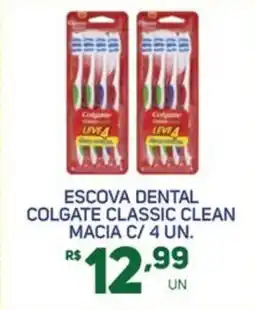 Brasil Atacadista Escova dental colgate classic clean macia oferta