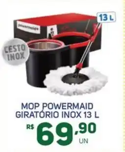 Brasil Atacadista MOP POWERMAID GIRATÓRIO INOX oferta