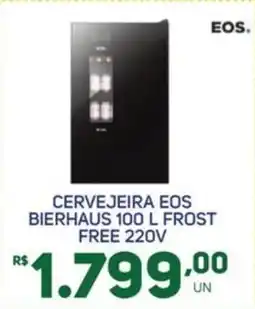 Brasil Atacadista Cervejeira eos bierhaus 100 l frost free 220v oferta
