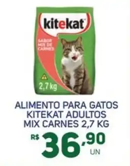 Brasil Atacadista Alimento para gatos kitekat adultos mix carnes oferta