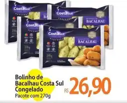 Atacadão Bolinho de Bacalhau Costa Sul Congelado Pacote oferta