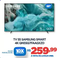 DB Supermercados Tv 55 samsung smart 4K QN55Q7FAAGXZD oferta