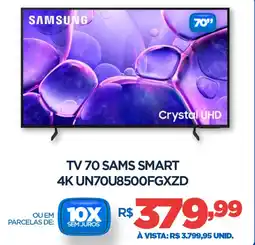 DB Supermercados Tv 70 sams smart 4K UN70U8500FGXZD oferta