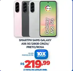 DB Supermercados Smartph sams galaxy A56 5G 128GB CINZA/ PRETO/ROSA oferta