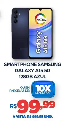 DB Supermercados Smartphone samsung galaxy a15 5g 128GB AZUL oferta