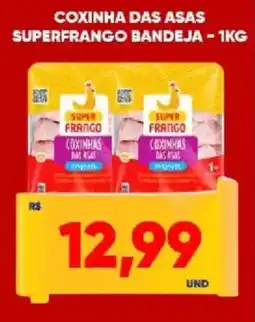 Tatico Coxinha das asas superfrango bandeja oferta