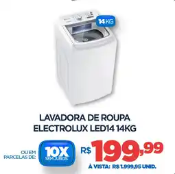 DB Supermercados Lavadora de roupa electrolux LED14 oferta
