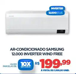 DB Supermercados Ar-condicionado samsung 12.000 INVERTER WIND FREE oferta