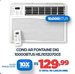 DB Supermercados Cond ar fontaine dig 10000BTUS HEJ101207003 oferta