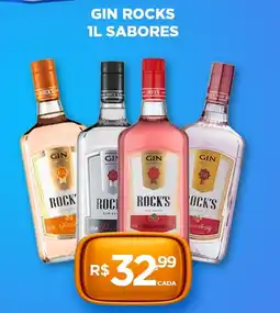 DB Supermercados Gin rocks sabores oferta