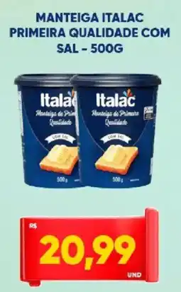 Tatico Manteiga italac primeira qualidade com sal oferta