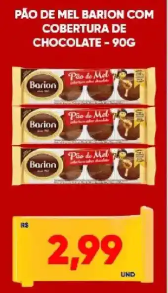 Tatico Pão de mel barion com cobertura de chocolate oferta