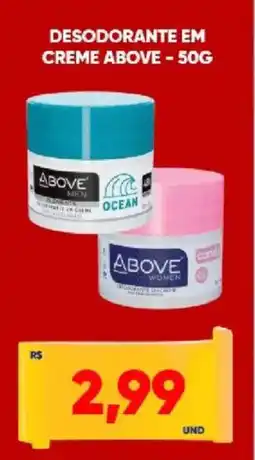 Tatico Desodorante em creme above oferta