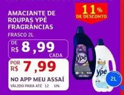 Assaí Atacadista Amaciante de roupas ypê fragrâncias oferta