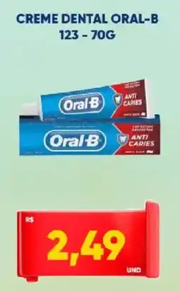 Tatico Creme dental oral-b 123 oferta