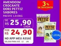 Assaí Atacadista Amendoim crocante dori pettiz sabores oferta
