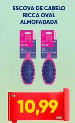 Tatico Escova de cabelo ricca oval almofadada oferta