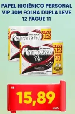 Tatico Papel higiênico personal vip 30m folha dupla oferta