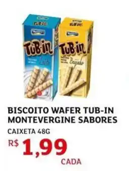 Assaí Atacadista Biscoito wafer tub-in montevergine sabores oferta