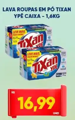 Tatico Lava roupas em pó tixan ype caixa oferta