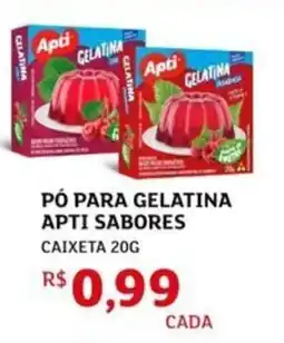 Assaí Atacadista Pó para gelatina apti sabores oferta