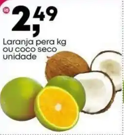 Frangolândia Laranja pera ou coco seco unidade oferta