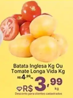 Super Lagoa Batata Inglesa Ou Tomate Longa Vida oferta