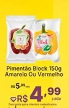 Super Lagoa Pimentão Block Amarelo Ou Vermelho oferta