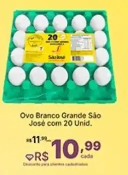 Super Lagoa Ovo Branco Grande São José oferta
