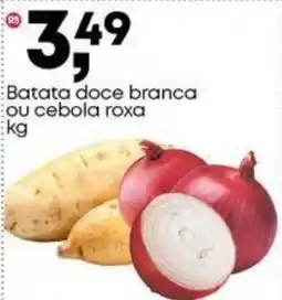 Frangolândia Batata doce branca Ou cebola roxa oferta