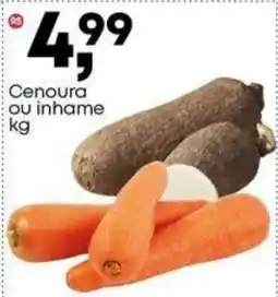 Frangolândia Cenoura ou inhame oferta