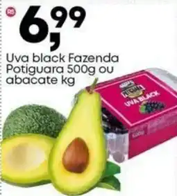 Frangolândia Uva black Fazenda Potiguara ou abacate oferta