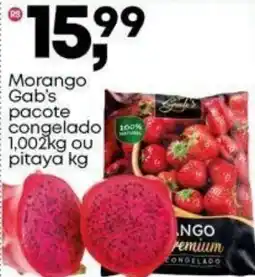 Frangolândia Morango Gab's pacote congelado ou pitaya oferta