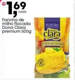 Frangolândia Farinha de milho flocada Dona Clara premium oferta