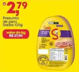Frangolândia Presunto de peru Sadia oferta