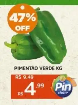 Pinheiro Supermercado Pimentão verde oferta