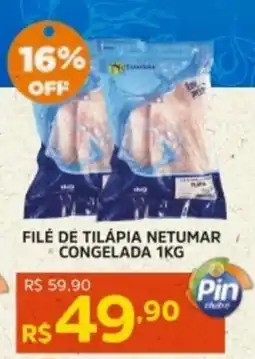 Pinheiro Supermercado Filé de tilapia netumar congelada oferta