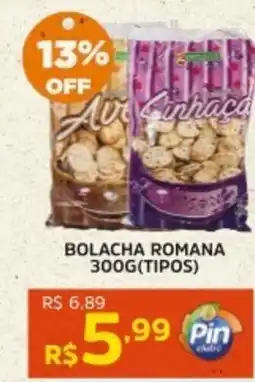 Pinheiro Supermercado Bolacha romana (tipos) oferta